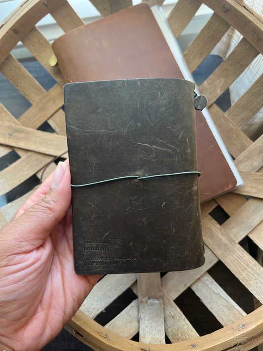 Preowned: Olive Travelers Notebooks