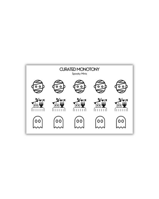 Spooky Icon Mini Stickers