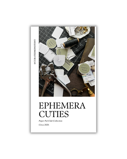 Ephemera Cuties Dashboard/Journaling Card