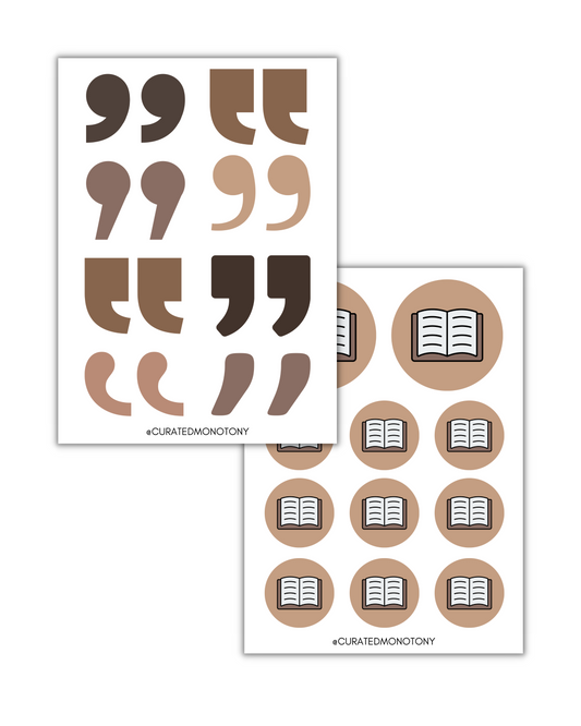Bookish Elements Sticker Set