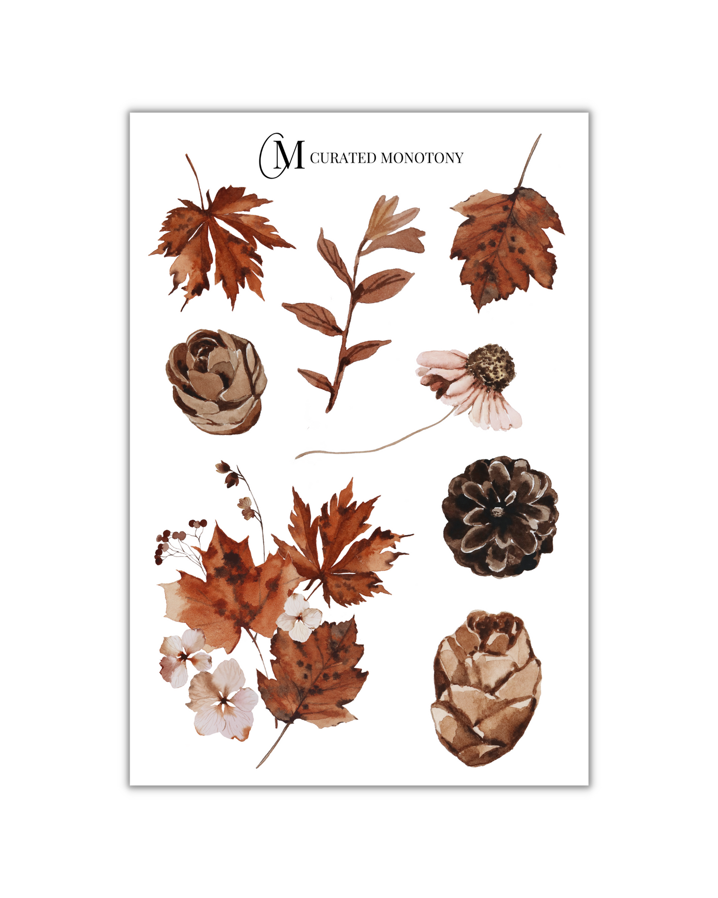 Fall Flora Stickers