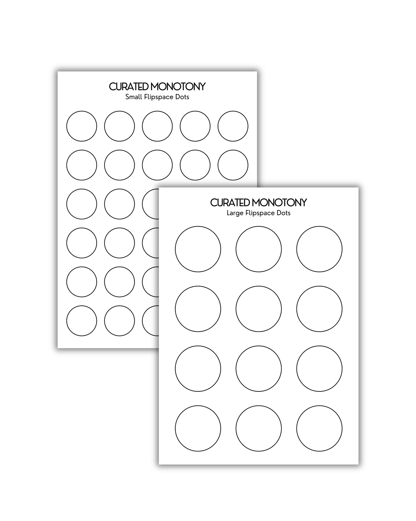 Clear FlipSpace Dot Stickers