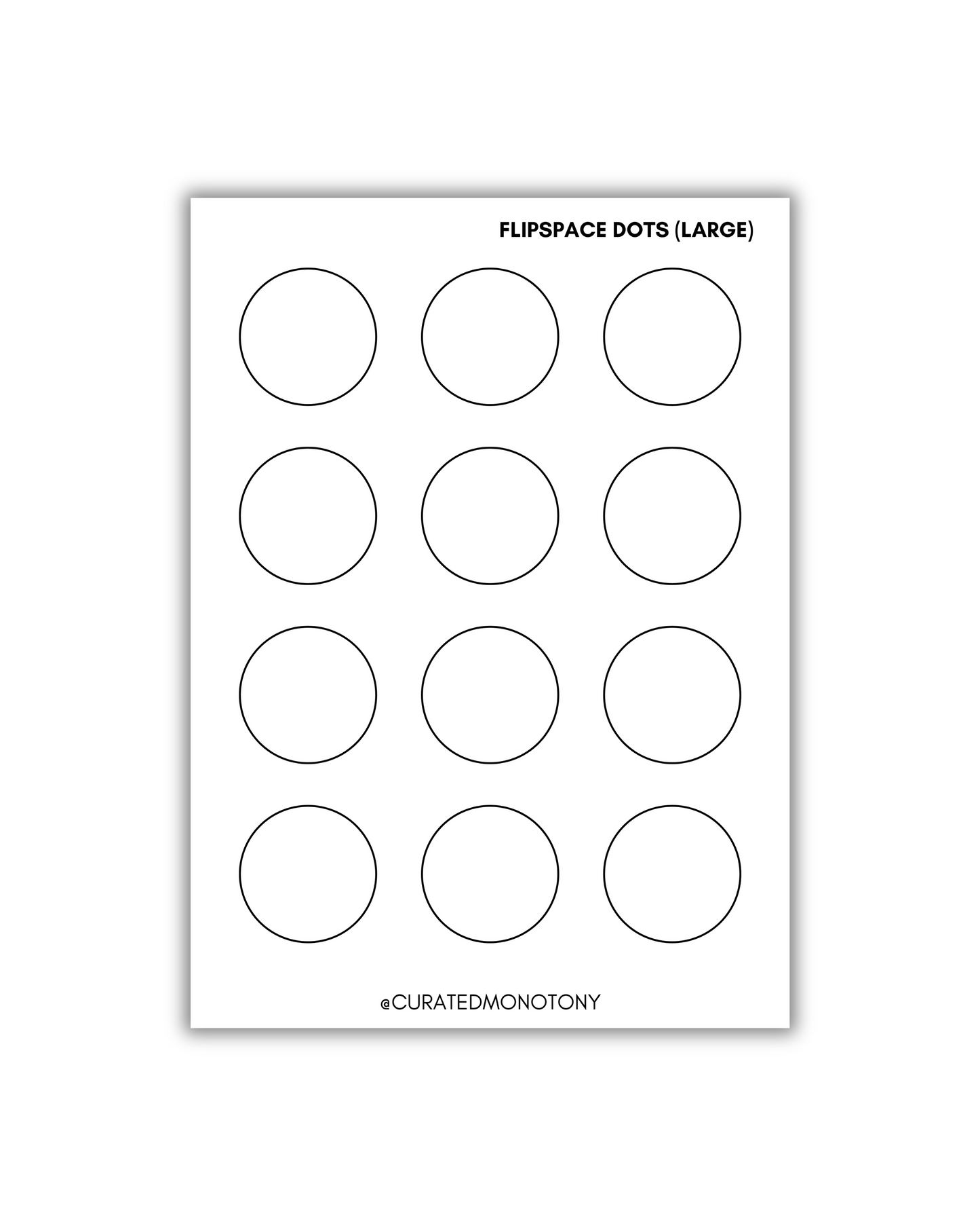 FlipSpace Dots (Large) Stickers