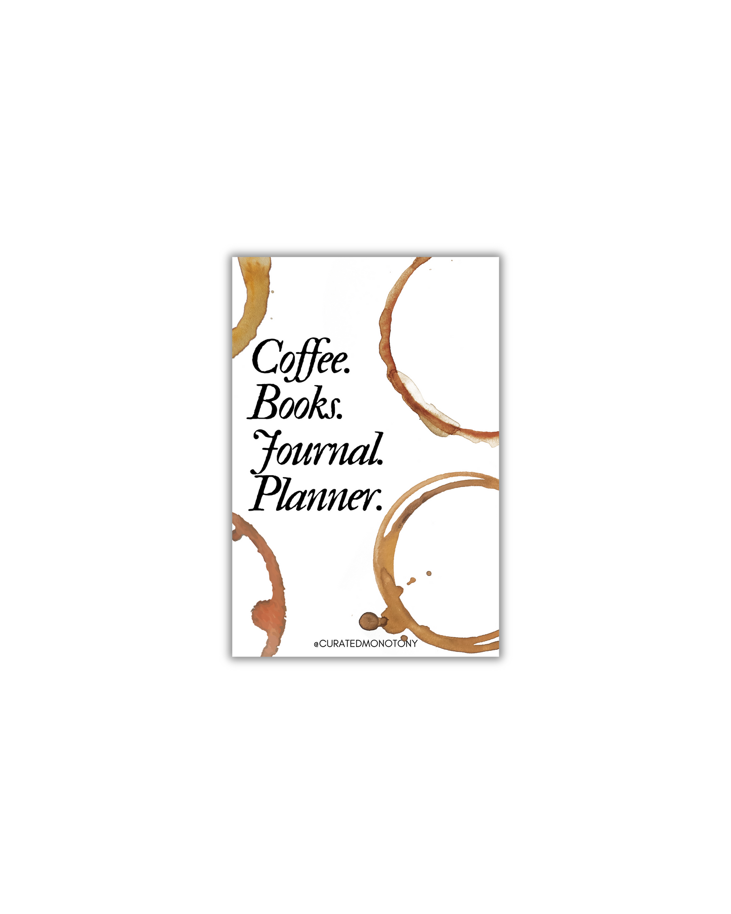 Printable CM Cafe Coffee Dashboard/Journaling Card