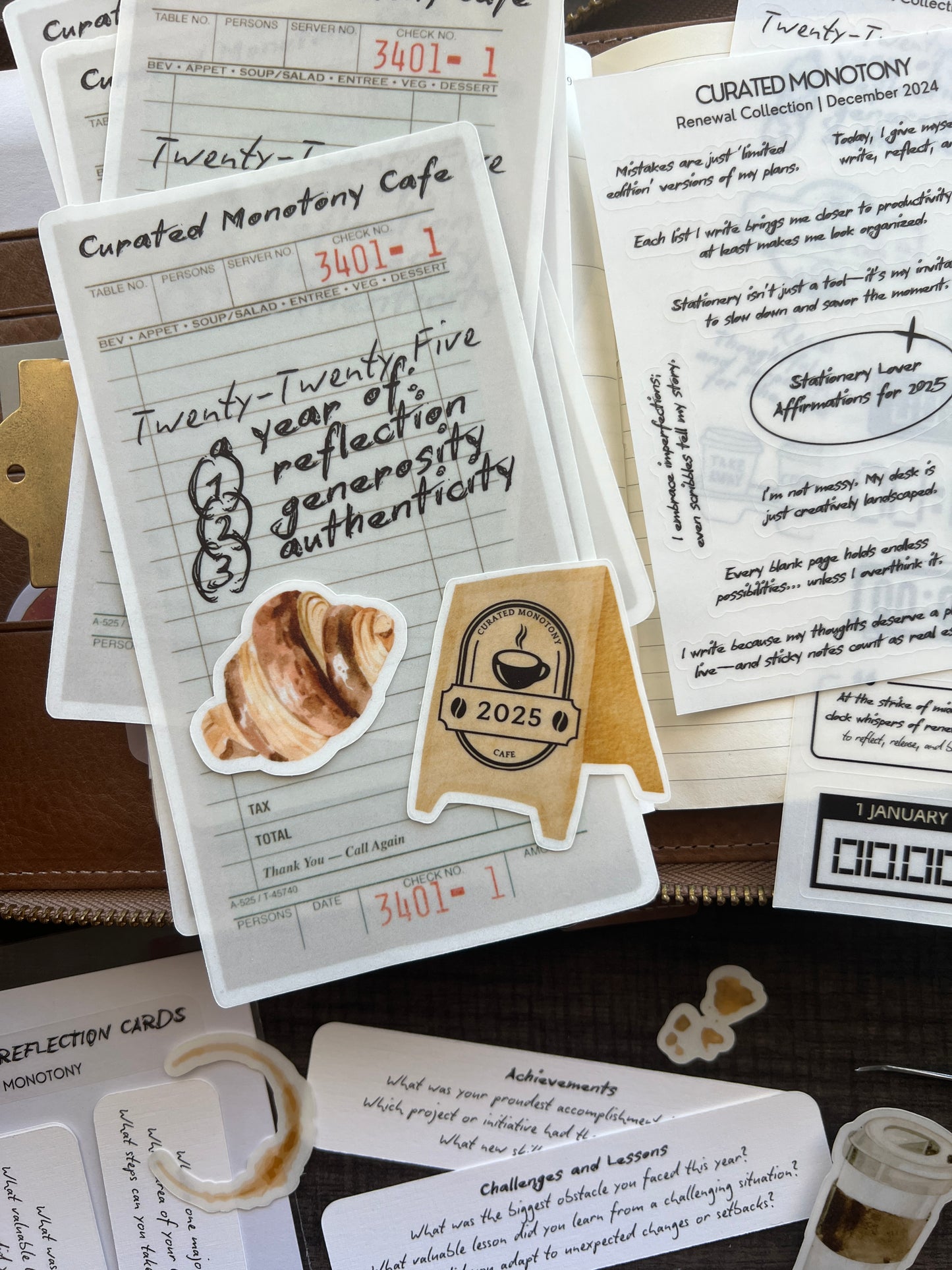 CM Cafe 2025 Guest Check Sticker