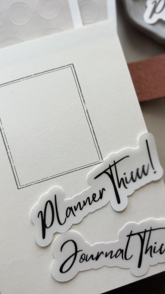 Planner and Journal Thiccc Sticker Set